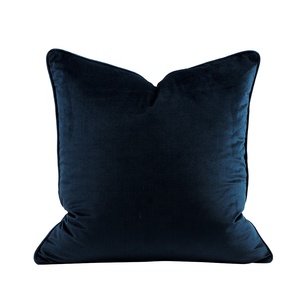 Decorative Throw <strong>Pillow</strong> Covers 18*18 Square Couch <strong>Pillow</strong> Covers Velvet Embroidered Sofa Boho Cushion <strong>Pillows</strong> <strong>Navy</strong> - Product Image 6