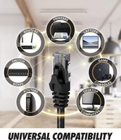 Cable de Red FTP UTP 26AWG 28AWG, 4 Pares, Cobre Desnudo, RJ45, Cat5e Cat6, Cable de Conexión, 1m 2m 3m 5m