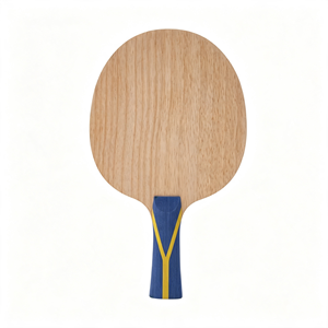 Raquette de tennis de table en bois 158x152mm, poignée droite, pagaie d'entraînement durable, fond en bois pur - Product Image 2
