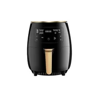 Friteuse à air 6LA transfrontalière, écran tactile multifonctionnel, machine à frites, four à micro-ondes, capacité 4L-5L