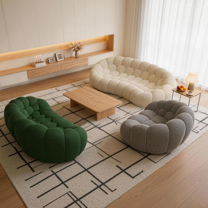 Sofá Modular Moderno Comprimido al Vacío, Sofá Burbuja Multiusos de 1, <span class=keywords><strong>2</strong></span> y <span class=keywords><strong>3</strong></span> Plazas, Sofás Curvos de Compresión Tipo Fútbol - Product Image 1