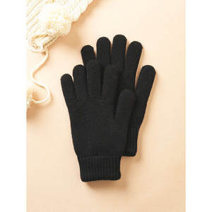 Dtom Solid Color Black <b>Gloves</b> & <b>Mittens</b> - Product Image 1