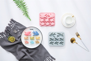 แม่พิมพ์เค้กซิลิโคนแบบไม่ติดกระทะ ปลอดภัยสำหรับอาหาร ใช้ซ้ำได้ น่ารัก แม่พิมพ์ซิลิโคนแม่เหล็กสำหรับทำช็อกโกแลต ลูกอม และน้ำแข็ง DIY - Product Image 5