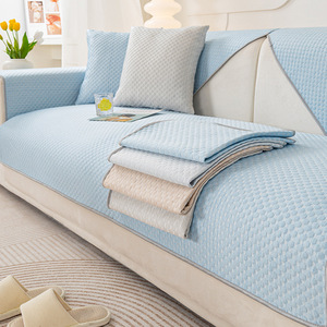 En gros, Meilleure marque, Coussin de canapé en soie glacée, Tapis d'été, Housse antidérapante anti-griffures <span class=keywords><strong>pour</strong></span> chat, Tissu imprimé végétal 70x70cm Moderne - Product Image 4