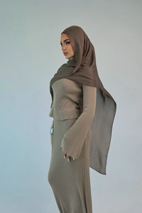 شال خفيف الوزن ناعم وقابل للتنفس مصنوع من 100% رايون مودال فيسكوز بخياطة مزدوجة للنساء المسلمات - Product Image 2