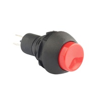 Tête multicolore 1A 250VAC Interrupteur électronique à bouton-poussoir momentané 10mm