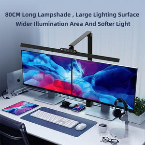 โคมไฟตั้งโต๊ะแบบหนีบ LED อลูมิเนียม พับได้ เคลื่อนย้ายสะดวก ควบคุมด้วยระบบสัมผัส ปกป้องสายตา ปรับได้ แสงสว่างขนาดใหญ่ ดีไซน์เรียบง่าย ใช้ไฟฟ้า - Product Image 2