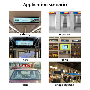 Écran tactile capacitif à haute luminosité de 24 pouces, barre extensible métallique robuste, écran LCD en forme de totem pour étagère intelligente de supermarché - Product Image 2