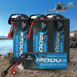 Batería de Iones de Litio Semi Sólida AMX 6S 22.2V 12000mAh 12AH 25C XT90 para Dron UAV M06S-12A0AMX002 - Product Image 3