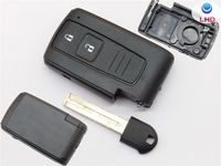 Boîtier de clé télécommande intelligente à 2 boutons de remplacement pour Toyota Corolla Verso Prius avec lame TOY43
