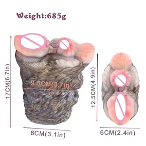 Masturbadores Masculinos GEEBA, Masturbador Realista con Forma de Animal, Copa de Silicona Suave para Sexo Anal, Juguete Sexual para Adultos Mayores de 18 Años - Product Image 5