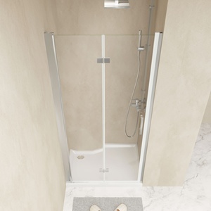 Clear Soft Close Tempered Glass Pivot <strong>Shower</strong> Door <strong>Shower</strong> <strong>Screen</strong> - Product Image 3