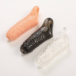 Silikon-Penisring für Männer zur Verzögerung der Ejakulation Kondom-Hülle Verlängerung & Analplug Sexspielzeug zur Verwendung mit Vibratoren von Frauen - Product Image 2