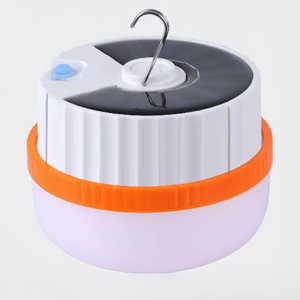 หลอดไฟ LED แบบ SMD ขั้ว E27 ใช้พลังงานแสงอาทิตย์ แผงโมโนซิลิคอน ตัวเรือนพลาสติก แสงขาว 5000K ควบคุมการหรี่แสงแบบสัมผัส ใช้ในที่อยู่อาศัย CRI 90 - Product Image 1