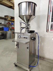 Stainless Steel Cream Filling Machine Standing Volume <strong>Preset</strong> Single Head Liquid Body Lotion Butter Dispenser Packaging Machines - Product Image 3