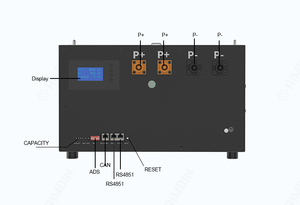 Batería de Litio Hierro Seplos JK BMS EU STOCK, Batería de Celdas Lifepo4 de 3.2V 48V 51.2V 280ah 300ah, Sistema de Almacenamiento de Energía para el Hogar - Product Image 6