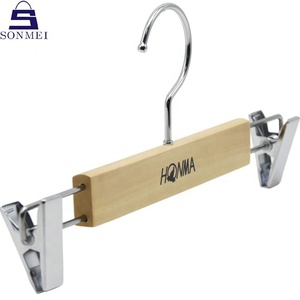 Colgador <span class=keywords><strong>de</strong></span> falda antideslizante <span class=keywords><strong>para</strong></span> Boutique, ganchos <span class=keywords><strong>de</strong></span> <span class=keywords><strong>madera</strong></span> natural <span class=keywords><strong>para</strong></span> pantalones - Product Image 5