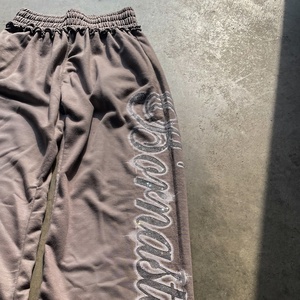 <span class=keywords><strong>USA</strong></span> Free Taxes Pantalon de survêtement personnalisé lavé à l'acide 100% coton Pantalon de survêtement évasé Strass plat Sueurs coupe ample - Product Image 2