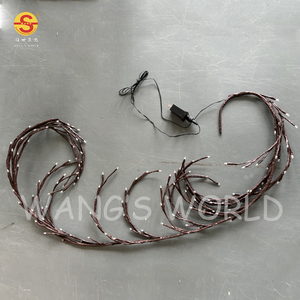 Treo cây chi nhánh chiếu sáng linh hoạt DIY trong nhà ngoài trời trang trí nhân tạo liễu Dây Nho đèn cho tường trang trí nội thất - Product Image 4