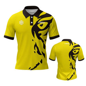 Camisetas Polo de golf informales lisas Camisetas polo con logotipo personalizado para hombre Mujer Camisetas con cuello estampado por sublimación - Product Image 6