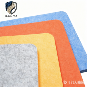 <span class=keywords><strong>Feutre</strong></span> acoustique PET <span class=keywords><strong>vert</strong></span> 9 mm, 100 % polyester, matériau d'isolation phonique, décoration intérieure, panneau absorbant le son en PET - Product Image 2