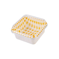 Tiramisu boîte à Bento 450ml emballage de Dessert de gâteau boîtes en plastique pour la nourriture