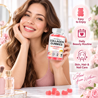 Gummies OEM Beauté Cheveux Peau Ongles Biotine Collagène Vitamine Éclaircissante pour la Peau Végétaliennes en Forme d'Ours