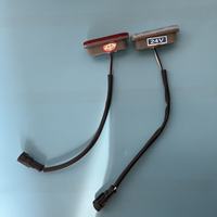 Feu de gabarit avant blanc et feu de gabarit arrière rouge LED ovale 24V pour bus Xiamen Kinglong Golden Dragon