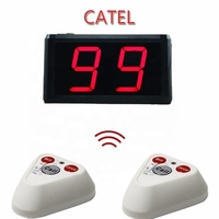 CATEL CTM99 Installation facile Récepteur d'écran à affichage LED Système d'appel sans fil pour serveur de restaurant