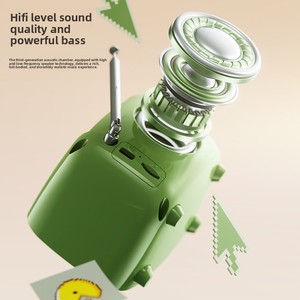 Mini TV Inteligente con Altavoz, Reloj Despertador Multifunción Retro de Escritorio, Pantalla de <span class=keywords><strong>Letras</strong></span>, Radio FM Estéreo Portátil Integrada - Product Image 5