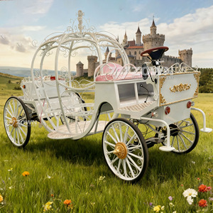 Hermosa Carruaje de Cenicienta Personalizada a Color, Carruaje de Calabaza Navideño de Alta Calidad, Encantadora Carruaje de Cenicienta - Product Image 3