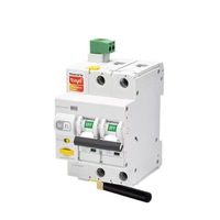 Interruptor de circuito medidor MCB RS485 1P 2P 3P 4P de fábrica con protocolo abierto MODBUS para control de red, cobre y litio