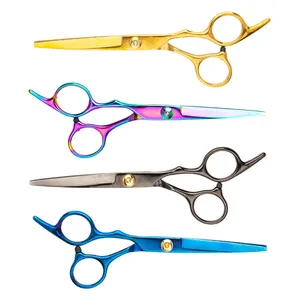 Customize Professional Hairdressing Scissors Professional Barber Scissors Set Hair Cutting Shears Scissor Haircut