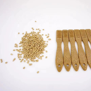 Factory Biodegradable Polylactic Acid PLA Biopoly Bamboo Pellets Granules PLA Plastic Bamboo Pellet Raw Materials <strong>Masterbatch</strong> - Product Image 1
