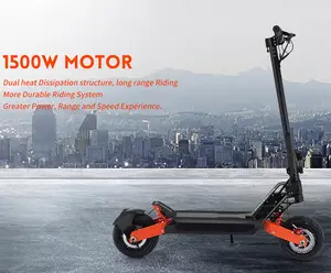 Customization Kugoo G2 Max New Trend Scooter 10 Inch Fast Speed 55km/h 1500 Watt Electric Scooter For Adult