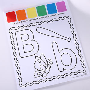 Vente chaude, fourniture directe d'usine, ensemble de livres de peinture à l'eau pour enfants - Product Image 3