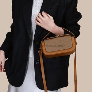 Hot Sale Women's Shoulder Bag Small <b>Square</b> Handbag Fashion PU Casual Daily Travel Messenger Crossbody Bags Candy Button Single - Product Image 2