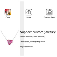 Bijoux de mode pour femmes, collier en argent 925 plaqué platine, pendentif élégant serti de zircon, chaînes fines, résistantes à la décoloration, cadeau de mariage