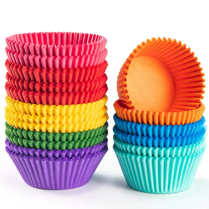 Wholesale 1000 Pcs Solid Color Oil-proof Paper Cake Cups Muffin Cupcake Liner Cake <b>Accessories</b> Pastry Tools Muffin Paper Liners - Product Image 3