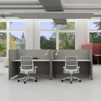 Bureau de travail modulaire personnalisable, 1 pièce, moderne, à partition, pour ordinateur