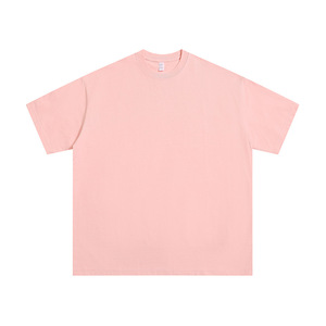 T-shirt Giapponese da Uomo 300g Pesante, in Cotone a Maniche Corte Girocollo Vestibilità Ampia Tinta Unita <span class=keywords><strong>Bianca</strong></span>, <span class=keywords><strong>Mezza</strong></span> <span class=keywords><strong>Manica</strong></span> per l'Estate - Product Image 2