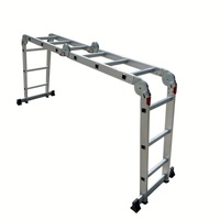 Promotion chargeur escalier pliable échelle de construction en aluminium
