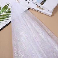 Tissu en dentelle de maille 100 % polyester ultra-fin 20D rose respirant 25 g/m² pour entoilage ou emballage floral, tissu en tulle doux comme de la soie