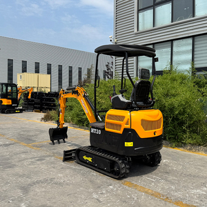 Micro pelleteuse remorquable HIGHTTOP de 2 tonnes Petite pelleteuse HT20 Mini pelleteuse à chenilles à vendre - Product Image 2