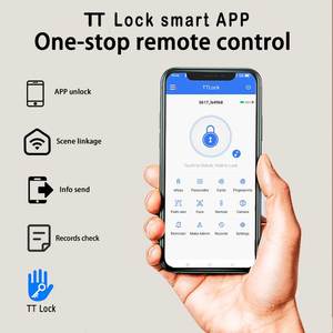Xsdts F20-TT thiết kế mới nhất Khóa cửa thông minh cho nhà và khách sạn vân tay TT khóa ứng dụng truy cập từ xa Keyless hệ thống - Product Image 3