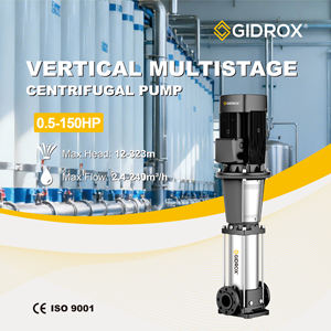 Bomba Centrífuga Industrial de Acero Inoxidable de 2.2KW 3HP, Bomba de Agua Centrífuga Vertical Multietapa - Product Image 2
