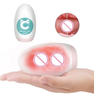 Conjunto Completo com 6 Peças de Masturbador Masculino Flexível, Kit Oral e Vaginal em Silicone Texturizado, Ovos de Masturbação para Homens - Product Image 6