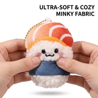 Porte-clés en peluche personnalisé, jouets en peluche de petite taille, porte-clés en peluche sur mesure, créez votre propre design