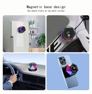 Cheap Mini Novelty Round Metal <b>Wireless</b> Aluminum Alloy Portable Mini Speakers for Outdoor or Desktop - Product Image 6