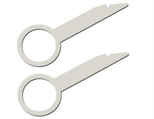 Llave de herramienta de extracción de Radio de coche, unidad principal de reproductor de CD, pines, DIN, Compatible con la unidad principal de Audi, Volkswagen (VW) - Product Image 5